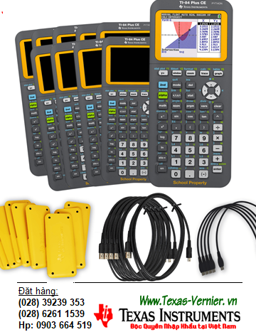 Texas Instruments Ti-84 Plus CE, COMBO Bộ 10 máy tính Texas Instruments Ti-84 Plus CE cho Lớp học Chuẩn Quốc Tế |CÒN HÀNG /Liên hệ Tư vấn trước 